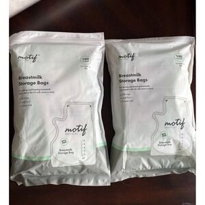 NEW Motif Medical BreastMilk Storage Bags 8oz Single Use 200 count BPA-Free
